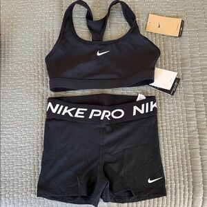 Nike Black Pro Sports Set